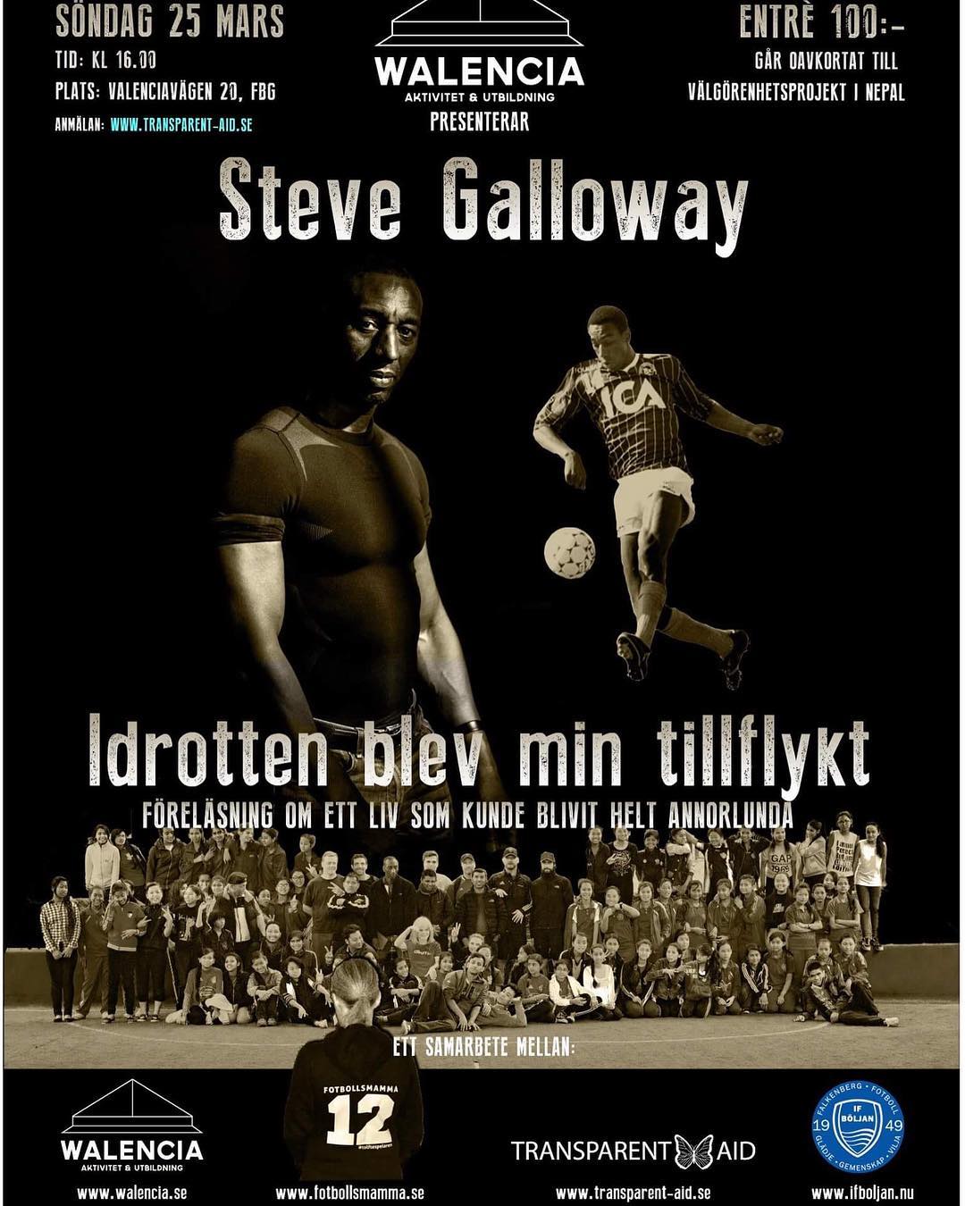 Föreläsning med Steve Galloway 25/3